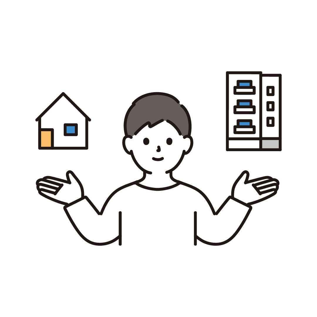 川崎市中古住宅に関するイラスト